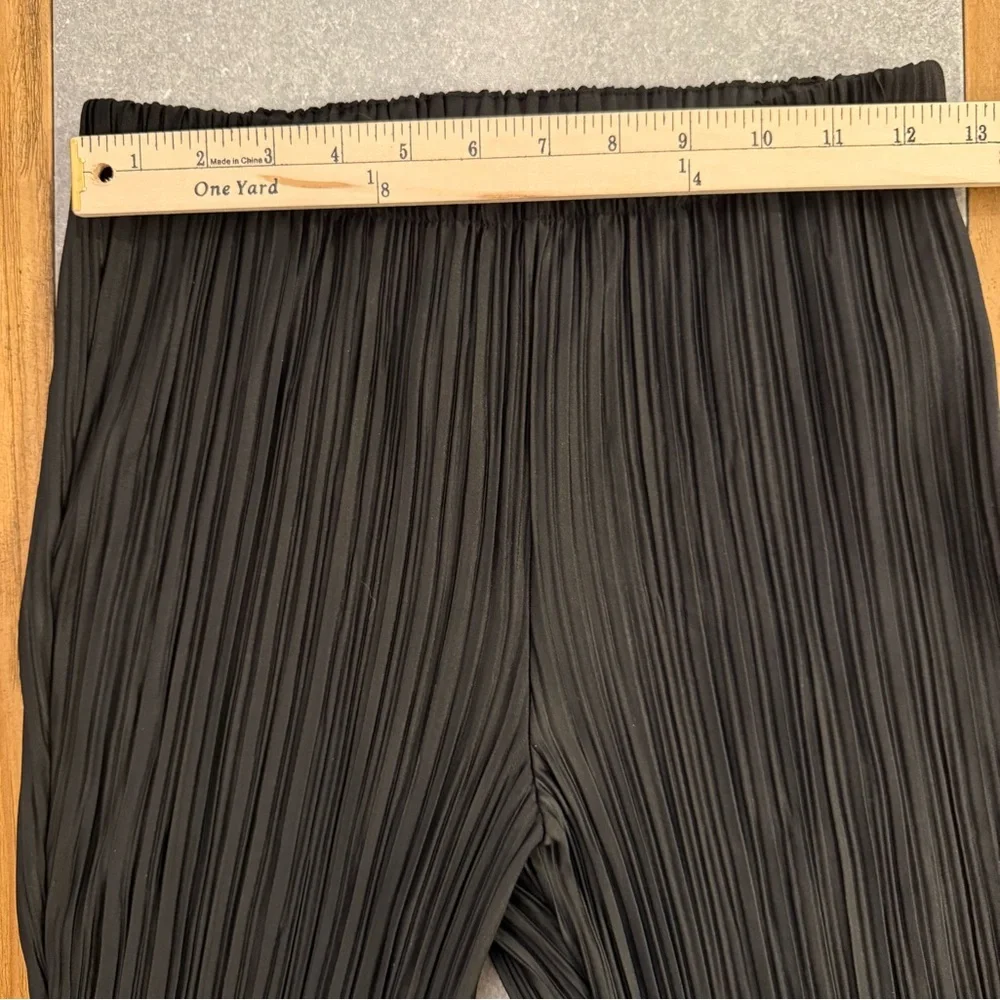 ANINE BING Black Billie Plissé Pleated Trousers Women’s Size Small NWT - Picture 12 of 14